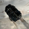 Black Tourmaline Point Ring