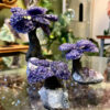 Amethyst Gem Tree on natural geode base