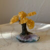 Citrine, known as the "Merchant's Stone," infuses this Gem Tree with joy and abundance