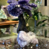 artisan crystal tree, peaceful energy home decor