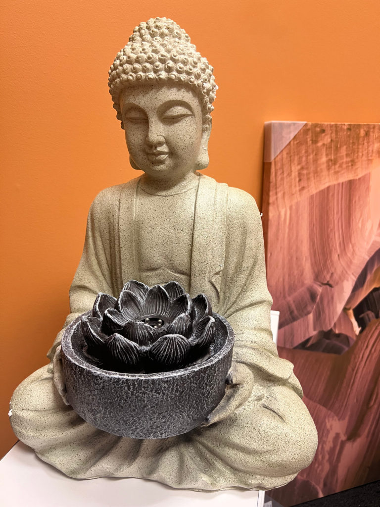 Calm and peaceful Reiki healing environment