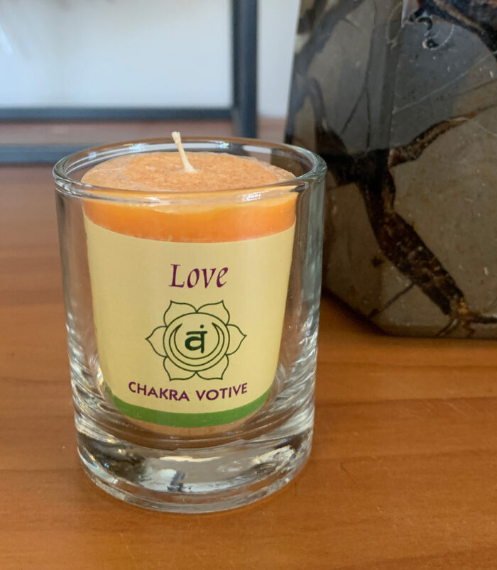 Heart Chakra Votive Candle