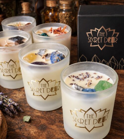 The Secret Door Intention Candles - Love, Manifestation, Protection, Serenity, Manifestation