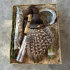 Complete Deluxe Smoke Cleansing Kit featuring Palo Santo, White Sage, Cedar, Sweet Grass, charcoal, Abalone Shell, and feather fan for spiritual cleansing.