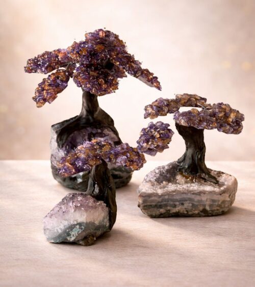 Amethyst Citrine Gem Stone Trees