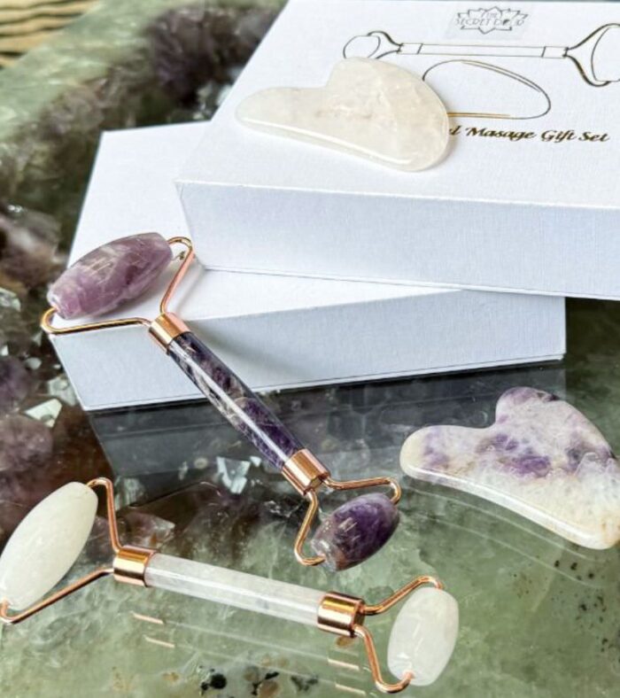 Amethyst & Quartz Gua Sha Sets
