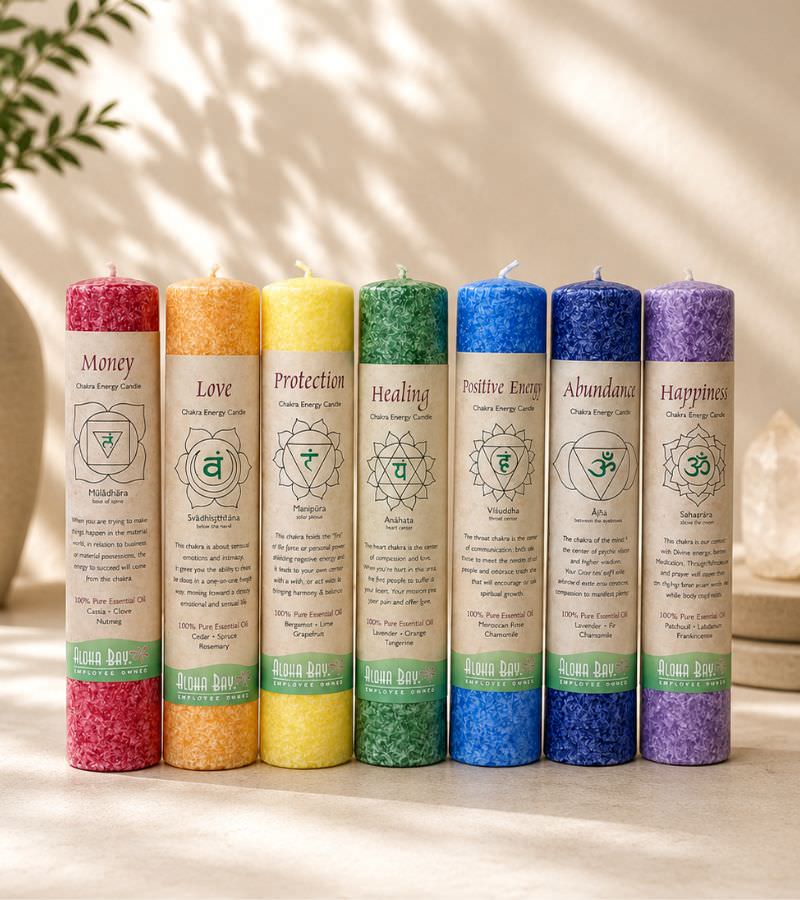 Chakra Pillar Candles-1