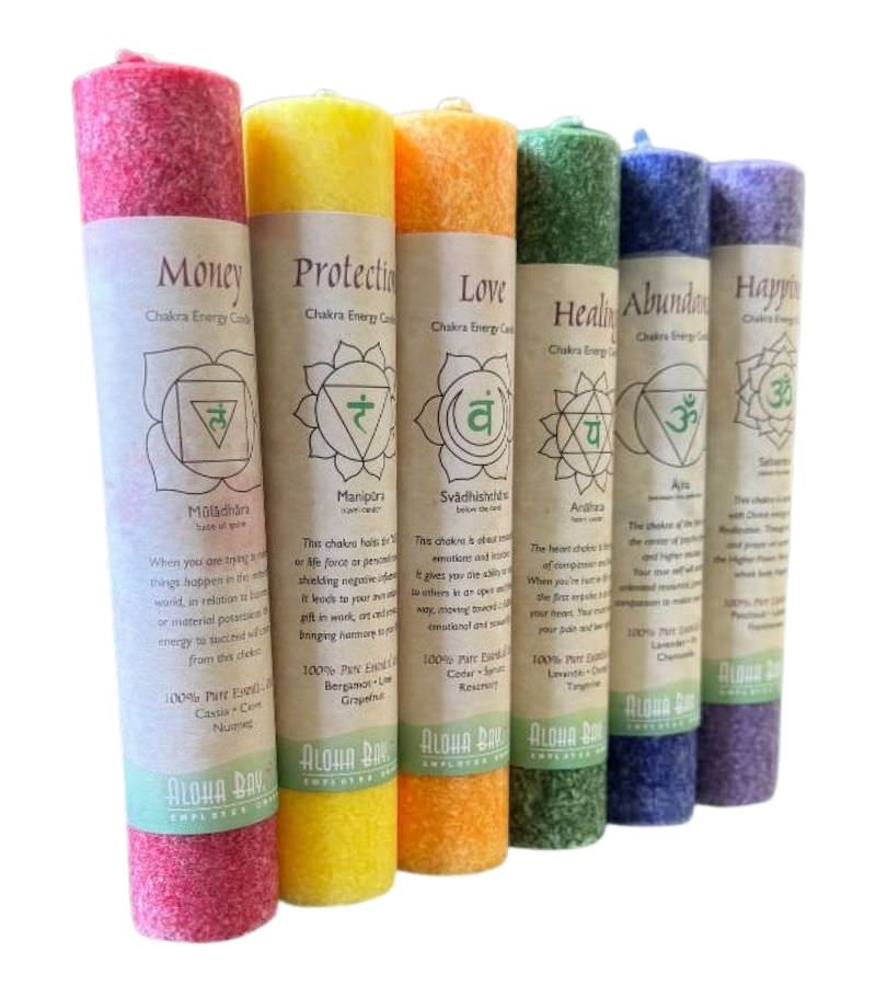 Chakra Pillar Candles
