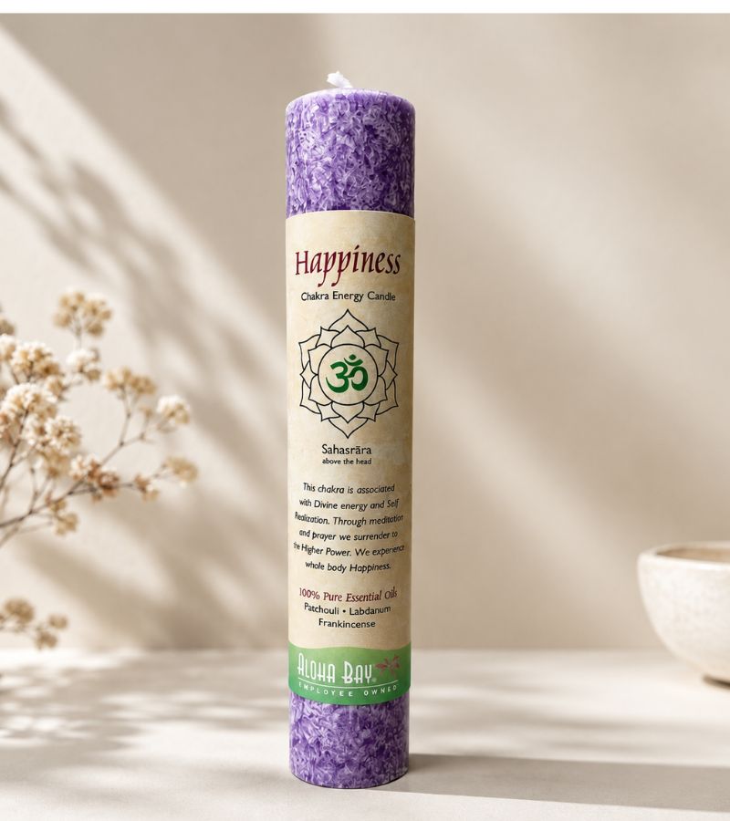 Happiness Pillar Candle