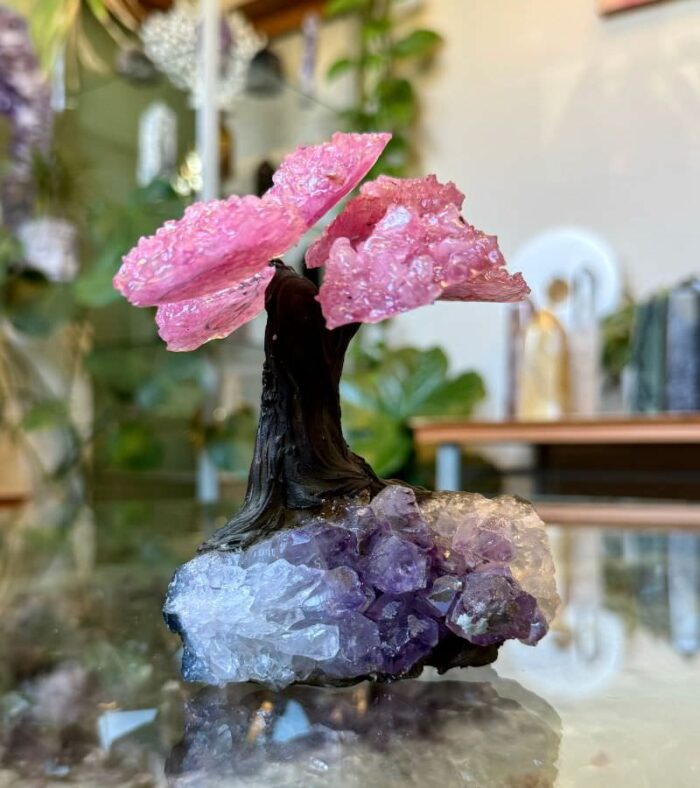 Medium Rose Quartz Gem Tree