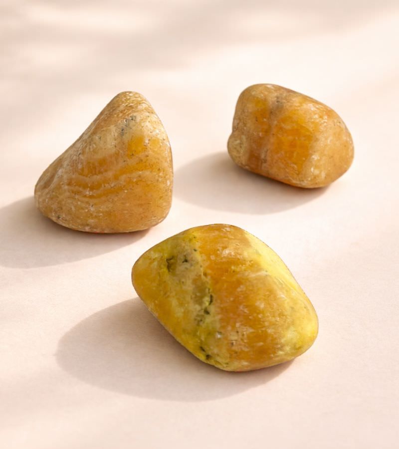 Orange Calcite Stones - Creativity, Sexuality & Innovation