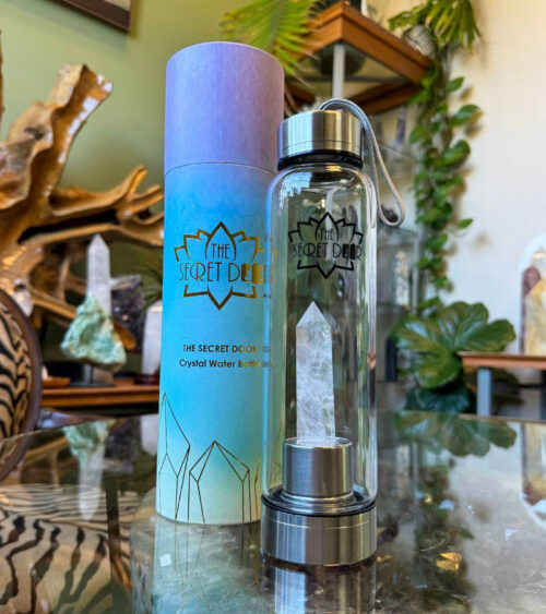 Our Clear Quartz Crystal Elixir Bottle is designed to channel the "Master Crystal's" powerful, amplifying properties into your water's energy to every sip.