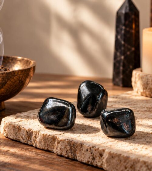Large Hematite Stones In Altar