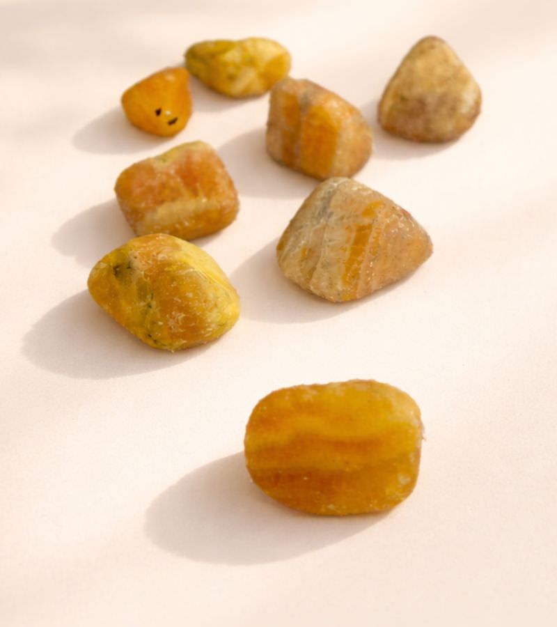 Oversized Orange Calcite Stones