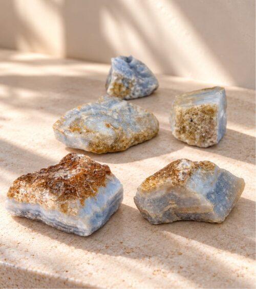 Raw Blue Lace Agate - Oversized