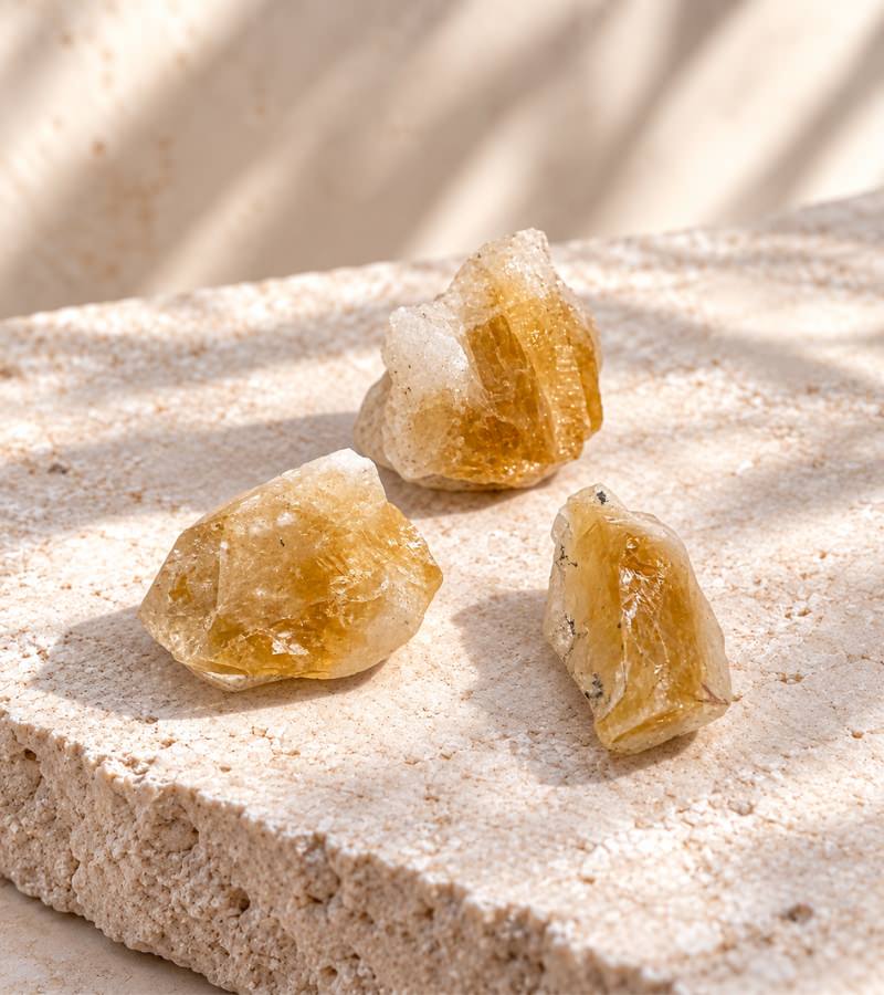 Raw Citrine Crystals -Oversized