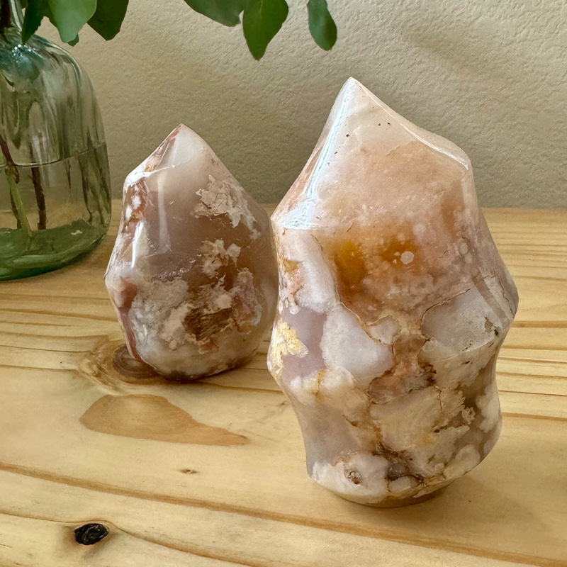 Flower Agate Flames