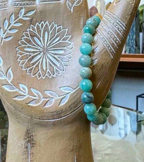 Amazonite Crystal Bracelet: Inspire self-expression, and cultivate a sense of peace