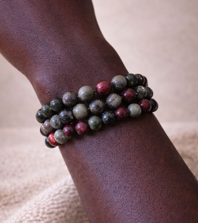 Bloodstone Crystal Bracelets