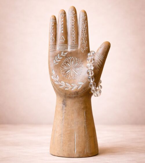 Clear Quartz Crystal. Bracelet