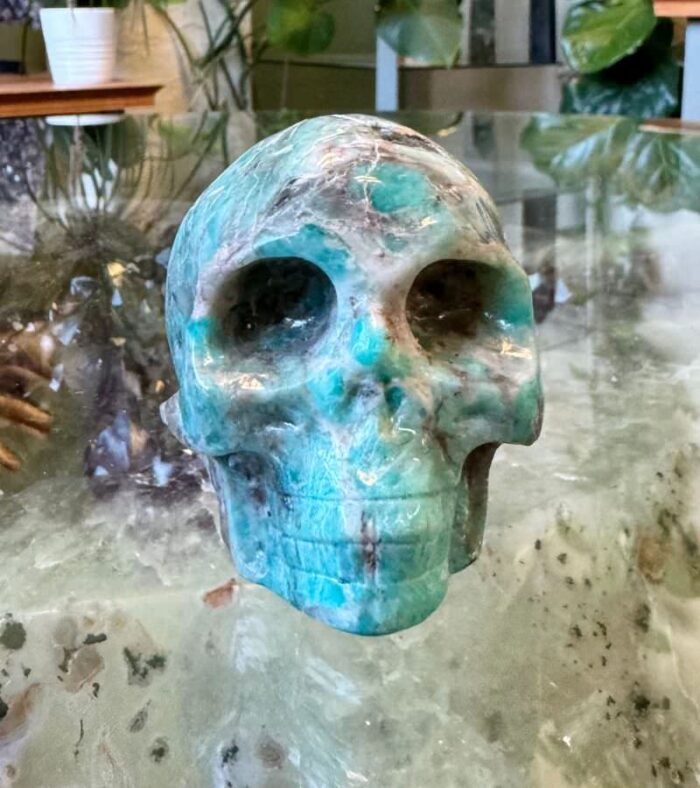 Amazonite Crystal Skull: A Gateway to Harmony and Truth