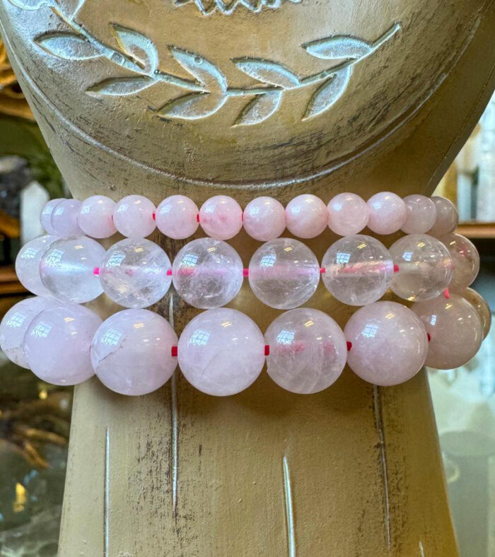 Rose Quartz Crystal Bracelet Sizes