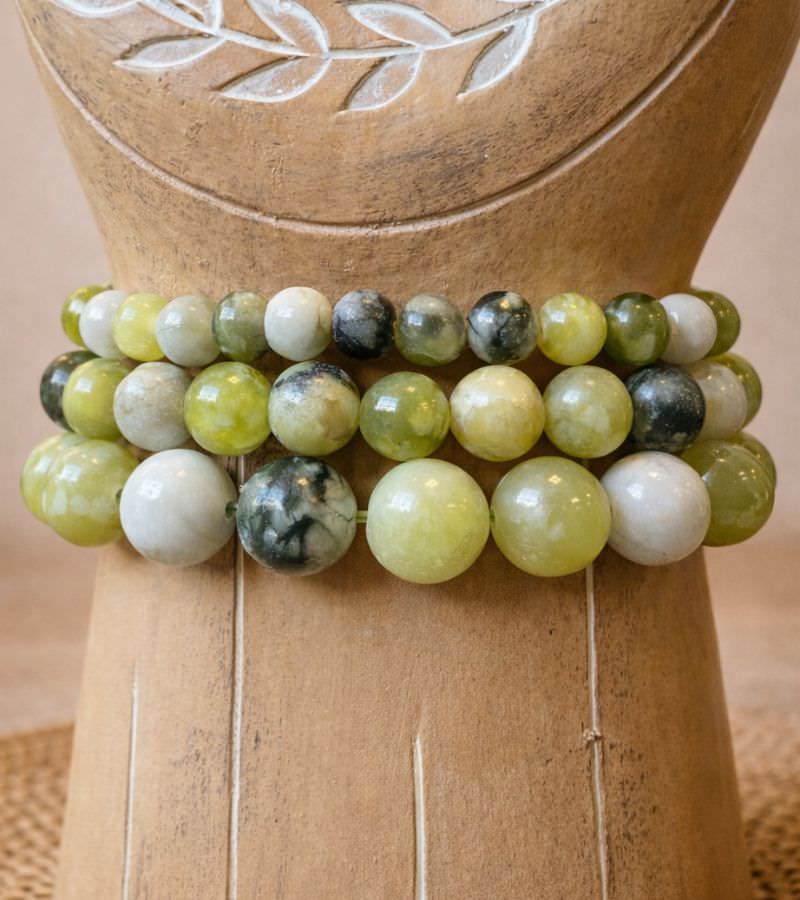 Serpentine Crystal Bracelets