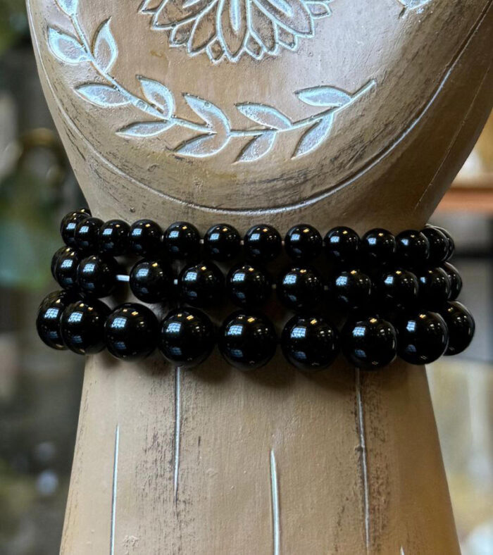 Black Obsidian Crystal Protection Bracelets