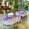 Amethyst Candle Holder