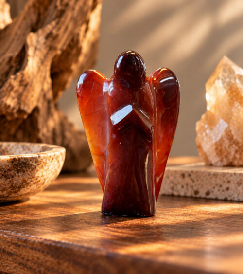 Carnelian Crystal Angel - Motivation & Empowerment