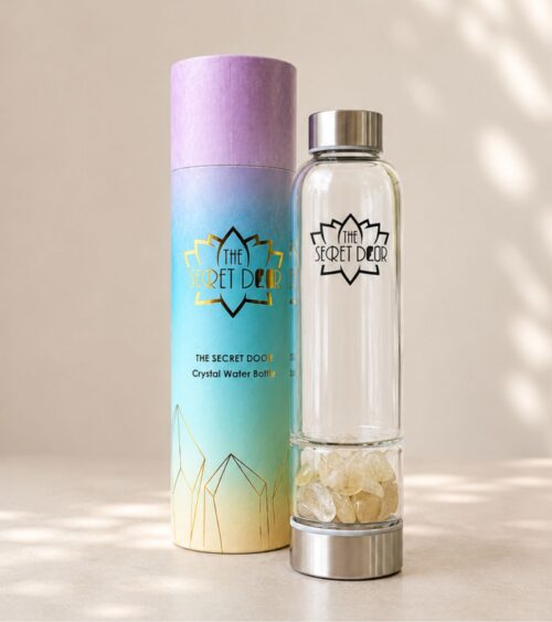 Citrine Crystal Gemstone Water Bottle
