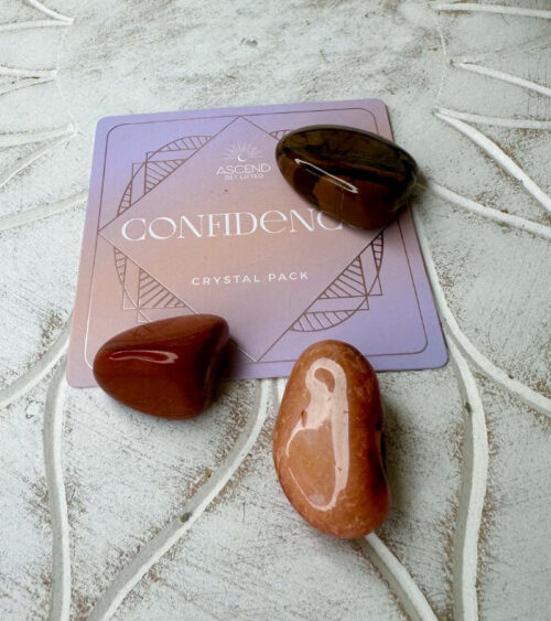 The Confidence Crystal Kit is designed to boost self-esteem, personal power, and motivation