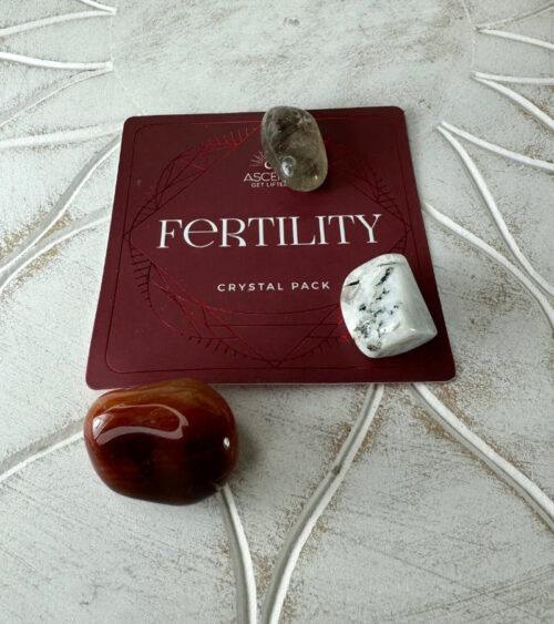 The Fertility Crystal Kit is designed to support your journey toward fertility, and personal growth.