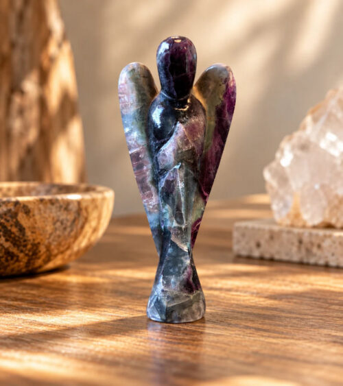 Flourite Crystal Angel - The Secret Door