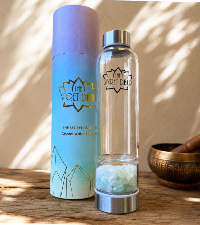 Flourite Crystal Water Bottle