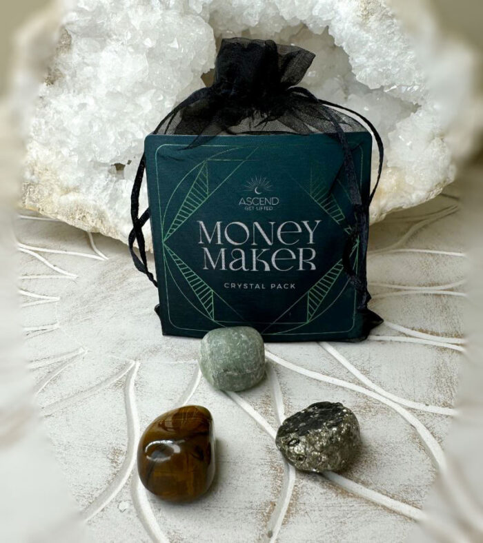 The Money Maker Kit is a crystal set designed to attract abundance, and prosperity into your life. I