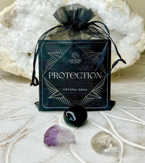 The Protection Crystal Kit is a powerful set of stones designed to shield negative energies, promote emotional healing, and provide grounding protection.