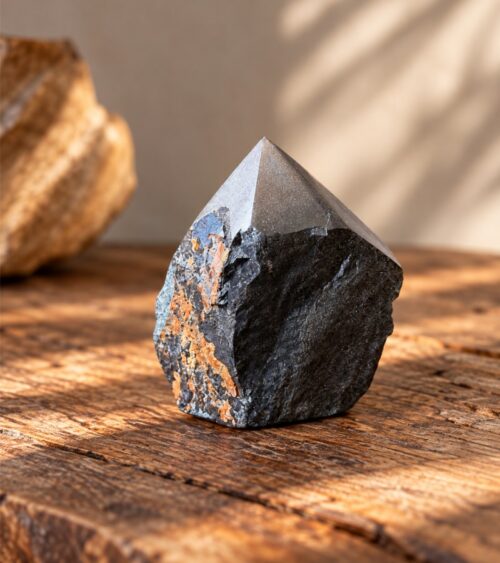 Raw Base Hematite Crystal Point-1