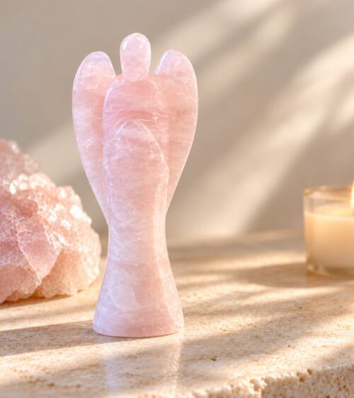 Rose Quartz Angel - Love, Healing, Guidance