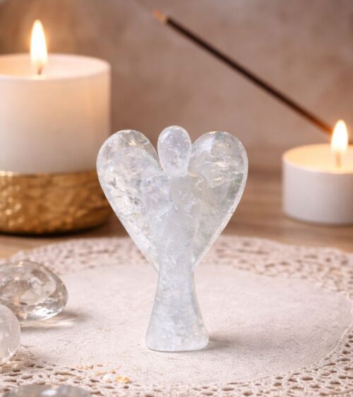 Small Clear Quartz Angel