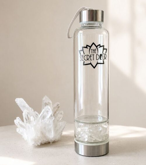 The Secret Door Gemstone Crystal Water Bottle