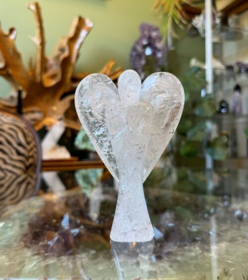 "Master Crystal" Clear Quartz Crystal Angel