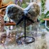 Raw Back of Citrine Geode Heart