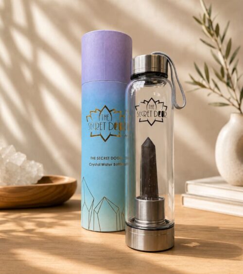 Smoky Quartz Crysatl Elixir Water Bottle