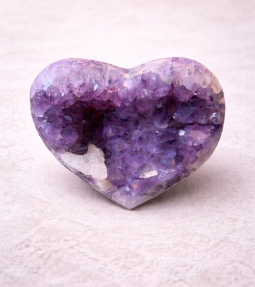 Amethyst Geode Heart