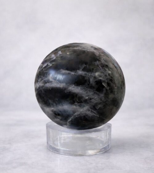 lack Moonstone Crystal Sphere