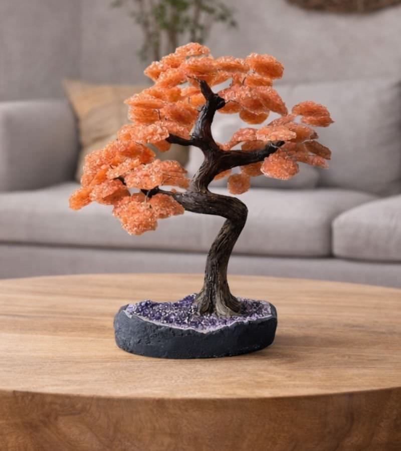 Carnelian Tree On Table