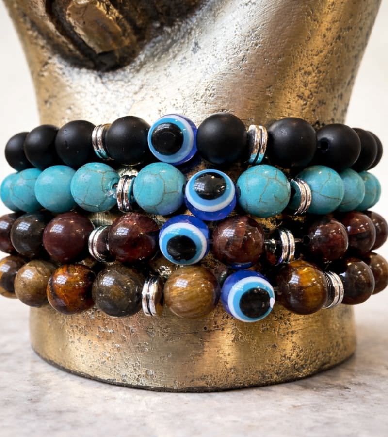 Crystal Evil Eye Bracelets