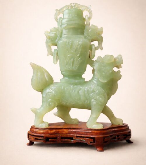 Jade Pixiu Sculpture