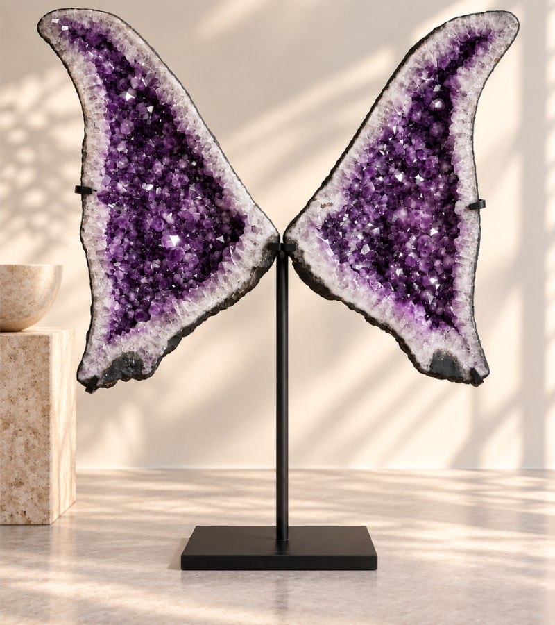 Large Amethys Wings - The Secret Door Morgan Hill